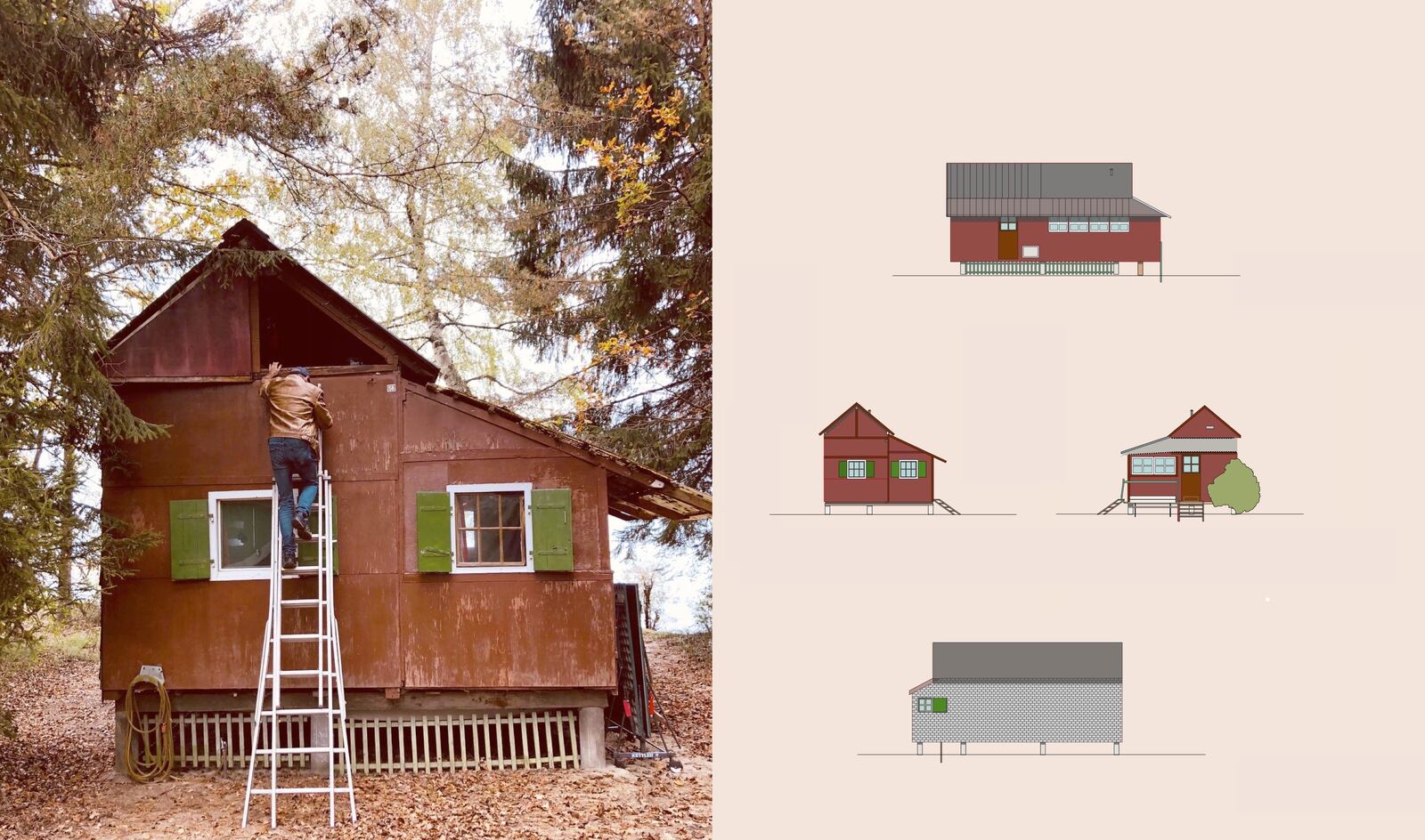 Chalets de villégiature sur pilotis, Grande Cariçaie – ADOB architectes